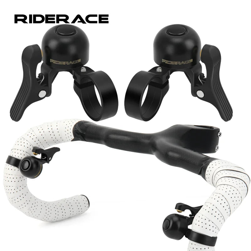 Bicycle Bell Copper Alarm Loud Crisp Clear Road Bike Handlebar Ring Warning Alarm For Safety Left Right Bell Cycling Accessories