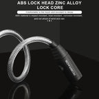 Bicycle Lock Portable Anti-Theft Steel Cable Lock High Security Bike Cable Lock Cycling Accessories For Scooter Electric E-Bike