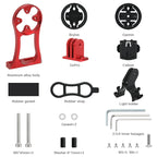 Bicycle Computer Camera Holder Aluminum Alloy Bike Handlebar Mount Stopwatch Speedometer Bracket For Garmin Edge Bryton Cateye