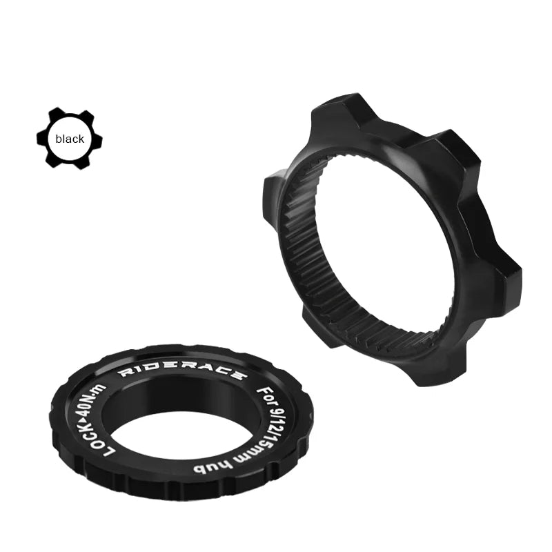 Bike Hub Center Lock To 6 Hole Adapter Aluminum Alloy Bicycle Hub Middle Lock Conversion 6 Bolt Rotor Disc Brake MTB Accessories