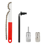 Bicycle Repair Tool Kits Flywheel Removal MTB Chain Breaker Cutter Crank Puller Cassette Bracket Extractor Bike Repair Tool Sets