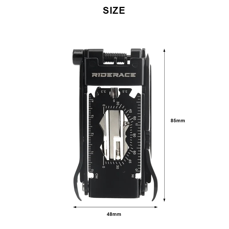 23 In 1 Bicycle Repair Tool Kit Multifunction Foldable CR-V Steel Hex Spoke Wrench Bike Repair Tool Screwdriver MTB Chain Cutter