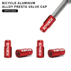 2/4/Pcs Bicycle Tire Valve Cap Aluminum Alloy MTB Road Bike Tube Tyre Gas Nozzle Cover For Fv Presta Valve Dustproof Protector