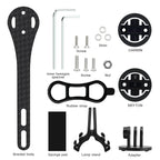 Bike Computer Holder Carbon Fiber Bracket Rad Bicycle Stopwatch Speedometer Mount Holder For Garmin Gopro Bryton Light Stand