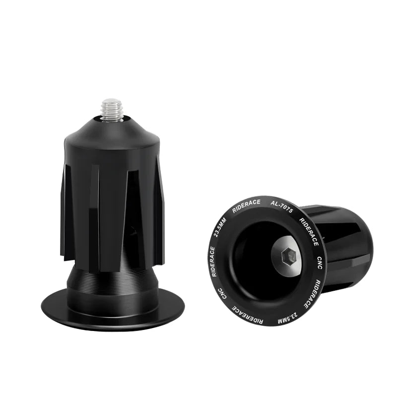 1 Pair Bike Handlebar End Plugs Aluminum Alloy Mountain Road Bicycle Handlebar End Cap Multi-color Cycling Handlebar Accessories