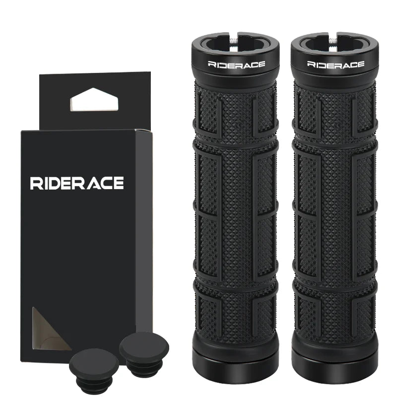 Bicycle Grips Ergonomic TPR Rubber Anti-Slip Shockproof Mountain Bike Handlebar Cover Durable Comfortable MTB Handle Cuffs