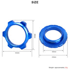 Bike Hub Center Lock To 6 Hole Adapter Aluminum Alloy Bicycle Hub Middle Lock Conversion 6 Bolt Rotor Disc Brake MTB Accessories