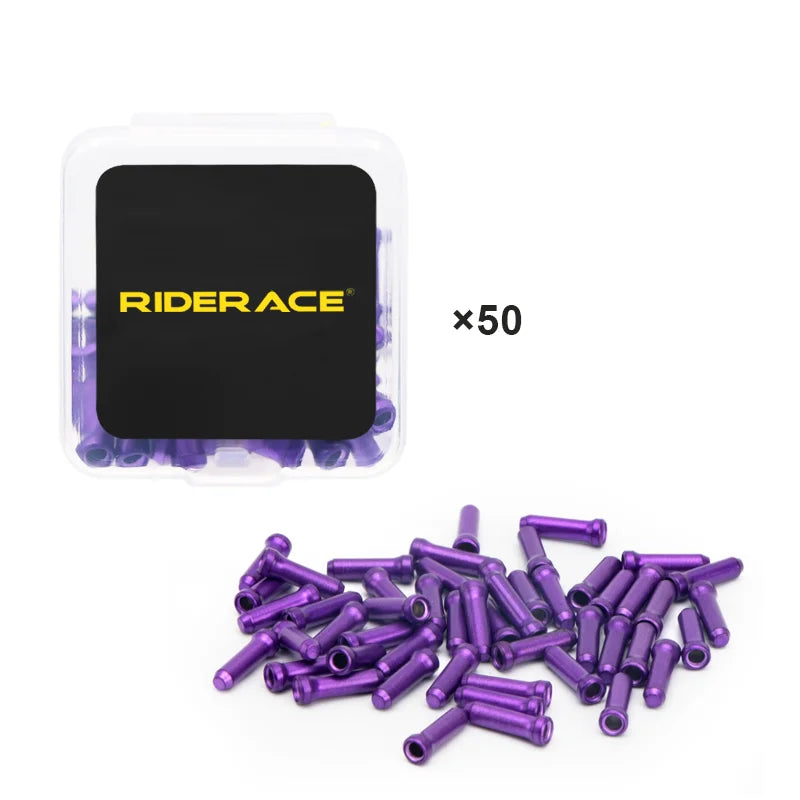 50 Pcs/Lot Bicycle Brake Shifter Cable End Caps MTB Bike Derailleur Shift Wire Ferrules Brake Shifter Inner Cable Tips Crimps