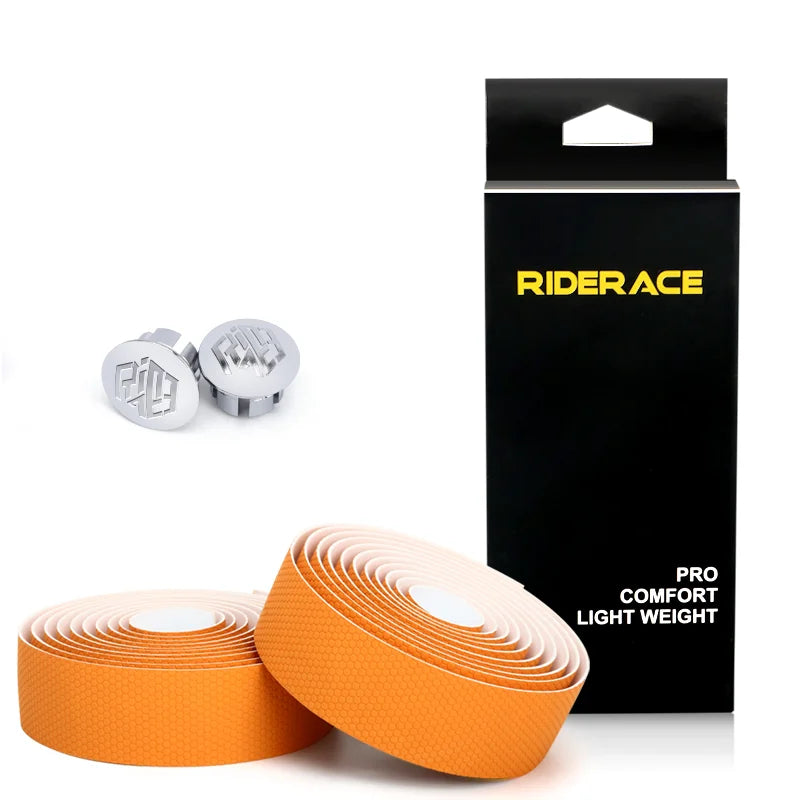Road Bike Handlebar Tape With 2 Bar Plugs Non-Slip Shock Absorbing Bicycle Bar Tape PU EVA  Soft Comfortable Cycling Accessories