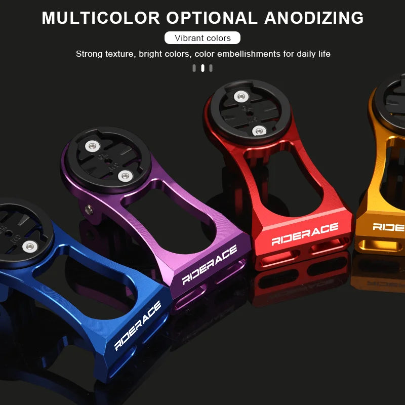 Bicycle Computer Camera Holder Aluminum Alloy Bike Handlebar Mount Stopwatch Speedometer Bracket For Garmin Edge Bryton Cateye