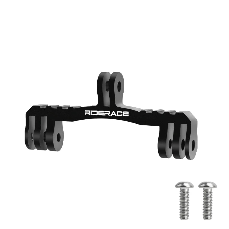 Bicycle Computer Mount Holder Aluminum Alloy Bike Camera Light Mount Dual Bracket For Gopro Hero 11/10/9/8/7/6/5 Stand Adapter