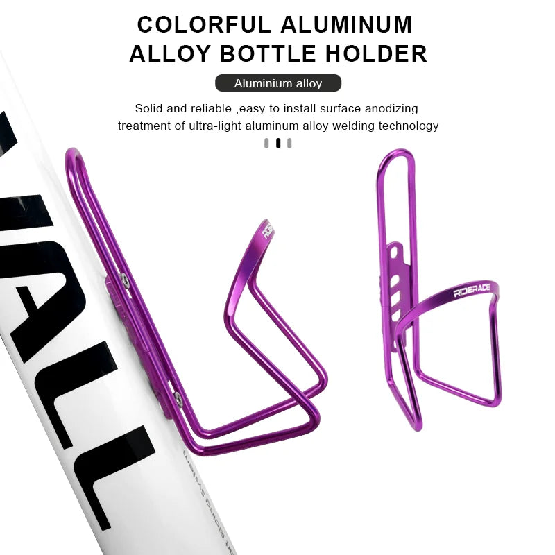 MTB Road Bike Water Bottle Cages Lightweight Aluminium Alloy Multicolour Bicycle Water Bottle Holder Cycling Kettle Bracket