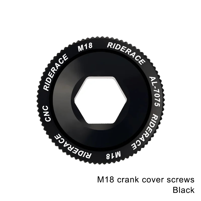 Bicycle Crank Arm Fixing Bolt Crankset Nut Aluminum Alloy MTB Bike Crank Cover Screw Cap M18 M20 Bolt For Shimano Crank Bolt Cap