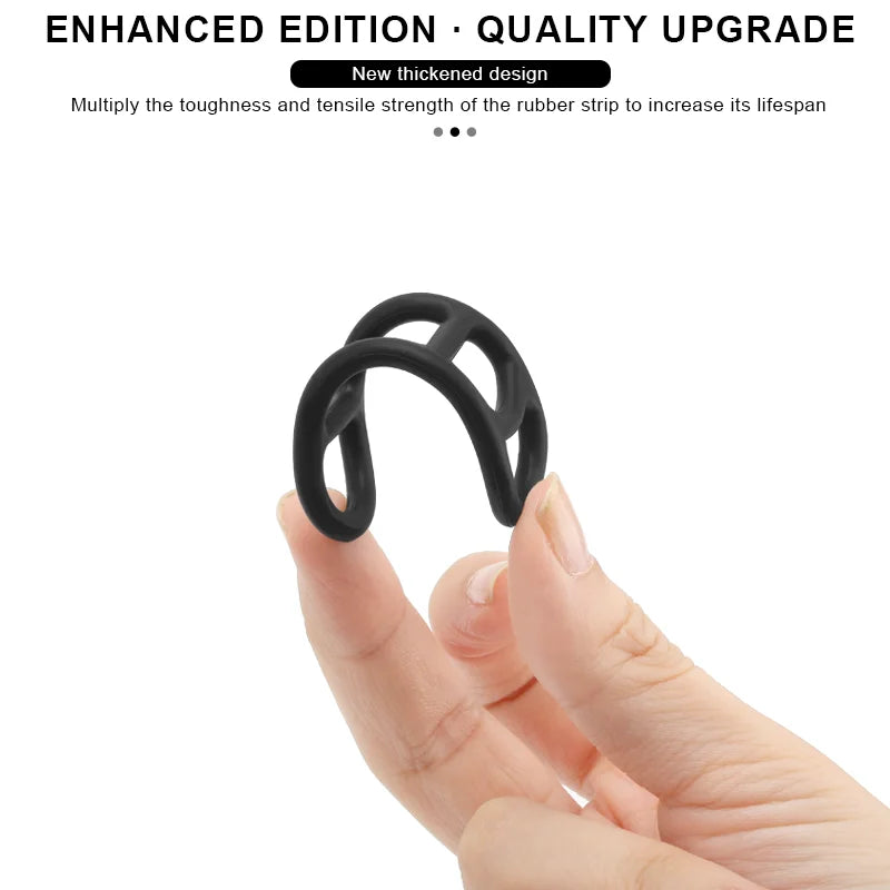 5/10Pcs Bicycle Front Light Torch Fixing Band Bike Light Torch Holder Bungee Stretch Rubber Straps Cycling Handlebar Light Strap