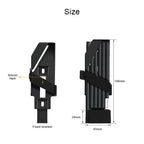 Portable Bicycle Lock Foldable High Security Anti-Theft Bike Chain Lock For Scooter Electric E-Bike Motorcycle MTB Accessories