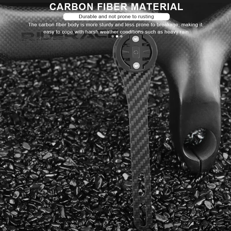 Bike Computer Holder Carbon Fiber Bracket Rad Bicycle Stopwatch Speedometer Mount Holder For Garmin Gopro Bryton Light Stand