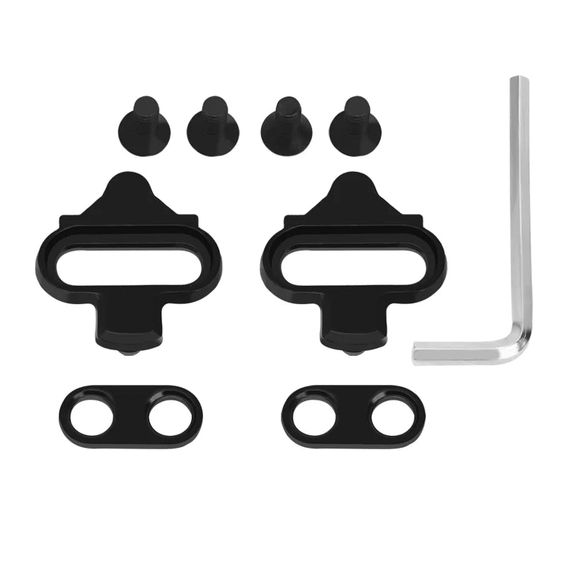 Bicycle Lock Pedal Plate Adapter Converter Mountain Bike Pedal SPD Shoes Copper Adapter Clamp Plate No Clip Eggbeater Lock