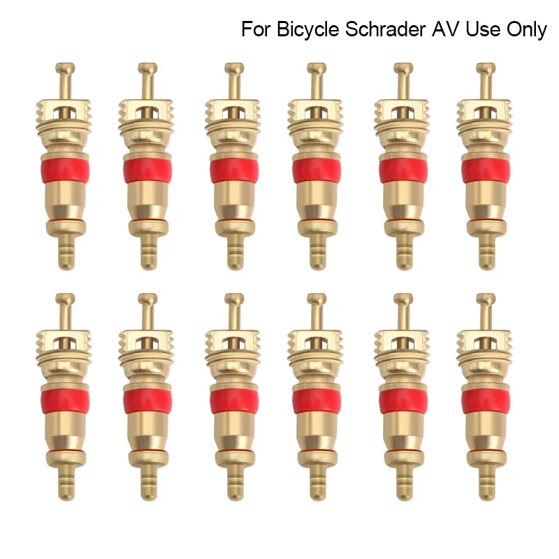 Bike Valve Core Quality Presta Valve Brass Core Tool MTB Road Bicycle Tubes Service Part Tool CNC-Machined Removable Replacement