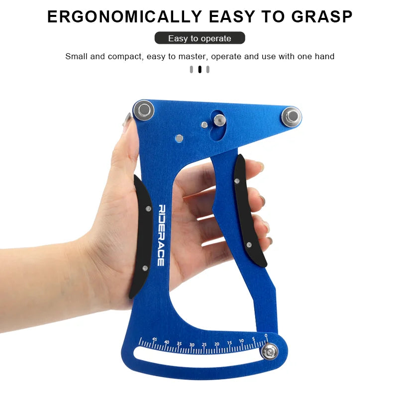 Bicycle Spoke Tension Meter CNC Aluminum Alloy Mountain Road Bike Wheel Builders Tensioner Tool Cycling Spoke Repair Tool