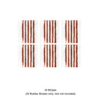 Bike Tubeless Tire Repair Kit With Rubber Strips Portable Urgent Glue Free Repair Rubber Stripes Set Bicycle Tire Repair Tool