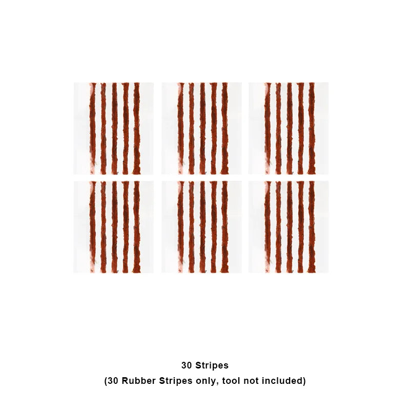 Bike Tubeless Tire Repair Kit With Rubber Strips Portable Urgent Glue Free Repair Rubber Stripes Set Bicycle Tire Repair Tool