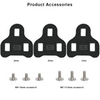 Road Bike Lock Pedal Shims SH20 SPD-SL Bicycle Shoe Self Lock Adjustable For KEO 1/2mm Cycling Lock Pedal Cleat Gasket Adapter