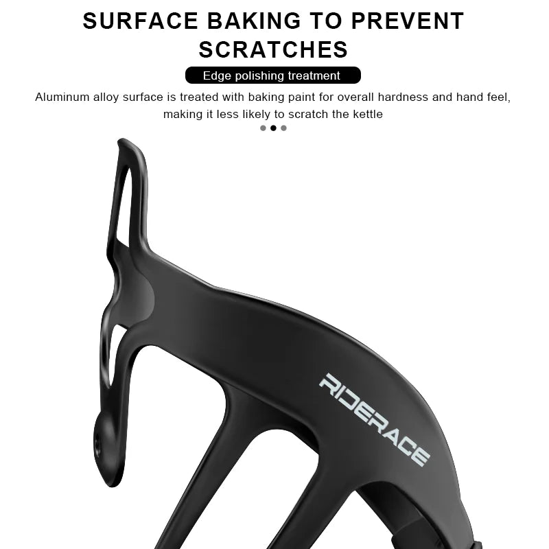 Bicycle Water Bottle Cage Lightweight Aluminium Alloy MTB Road Bike Bottle Holder Drink Cup Mount Black Cycling Accessories