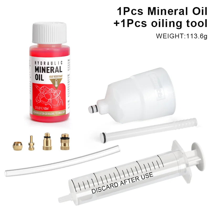 Bicycle Brake Bleed Set Bike Brake Mineral Oil For Shimano Hydraulic Disc Brake Bleeding Tool Cycling Brake Oil Bleed Kit Tool