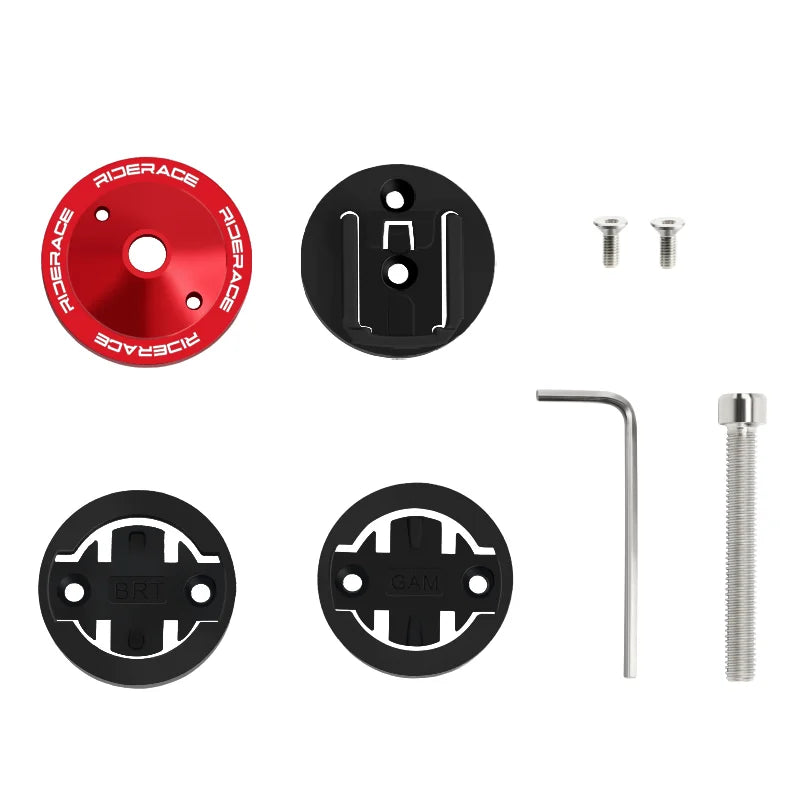 Bike Computer Holder Stem Top Cap GPS Speedometer Mount Bracket Bicycle Stopwatch Fixed Holder Base For Garmin Bryton CatEye