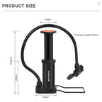 Bike Pump High Pressure Mountain Road Bicycle Foot Pumps Presta&Schrader Valve Ultralight Portable Household Cycling Air Pump
