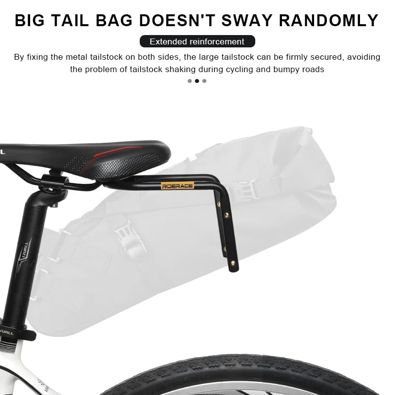 Bicycle Saddle Stabilizer Bracket Water Bottles Holder MTB Road Bike Luggage Rack Outdoor Cycling Saddle Bag Stabilizer Mount