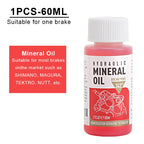Bicycle Brake Oil Bleed Kit Brake Mineral Oil 60ML MTB Road Bike Hydraulic Disc Brake Oil Bleed Kit For SHIMANO TEKTRO SRAM NUTT