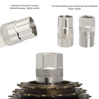 Bike Freewheel Removal Wrench Tool High-carbon Steel 12 Teeth MTB Road Cycling Freewheel Remover Bicycle Repair Socket Tools