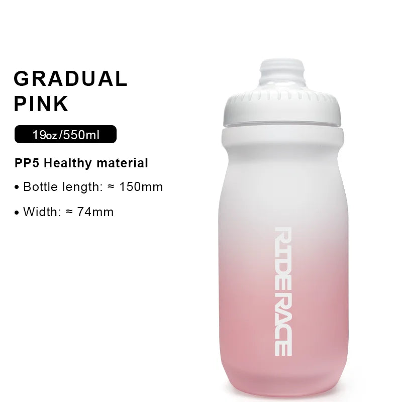 Cycling Water Bottle PP5 Taste-Free Lightweight Outdoor Sports Squeeze Kettle Bicycle Water Bottle Portable Bike Drink Cup
