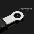 3 In 1 Bike Repair Wrench 16mm Hexagonal Hole 8mm Hex Key Wrench 1/2" Square Socket Multi High Hardness With Anti-Slip Handle