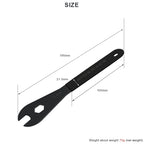 Durable Bicycle Hub Cone Wrench 15mm Open Mountain Road Bike Pedal Install Remover Spanner MTB Wheel Axle Pedal Repair Tool