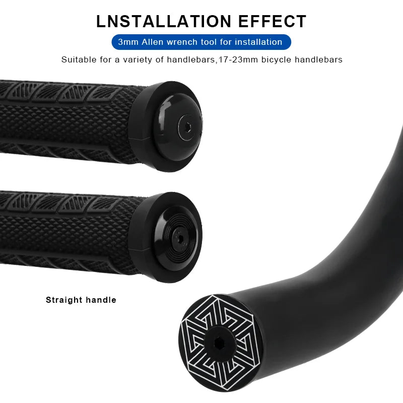 Bicycle Handlebar End Plugs Adjustable Expanding Mountain Road Bike Bar End Plug MTB Grips End Cap Cycling Handlebar Accessories