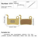 MTB Hydarulic Disc Brake Pads For Shimano A01S Wear-Resistant Full-Metallic Brake Pads Bicycle Brake Pad For XT SLX M975 M965