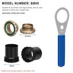 Bike Bottom Bracket Wrench BB Bottom Bracket Installation Removal Tool 39/41/44/46/49mm For Shimano BBR9000 SRAM IXF DUB BSA30