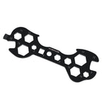14 In 1 Bicycle Wrench 8-17mm Hex Multihole Flat Wrench Portable Bike Repair Hand Tools Multifunctional Cycling Repair Tool