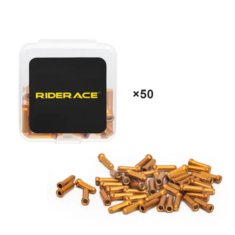 50 Pcs/Lot Bicycle Brake Shifter Cable End Caps MTB Bike Derailleur Shift Wire Ferrules Brake Shifter Inner Cable Tips Crimps