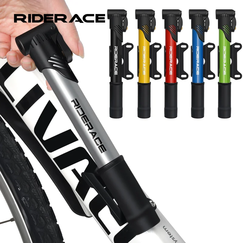 Portable Bicycle Pump Aluminum Alloy Multicolour Bike Hand Air Pump Outdoor Cycling Inflator For Schrader Presta AV/FV Valve