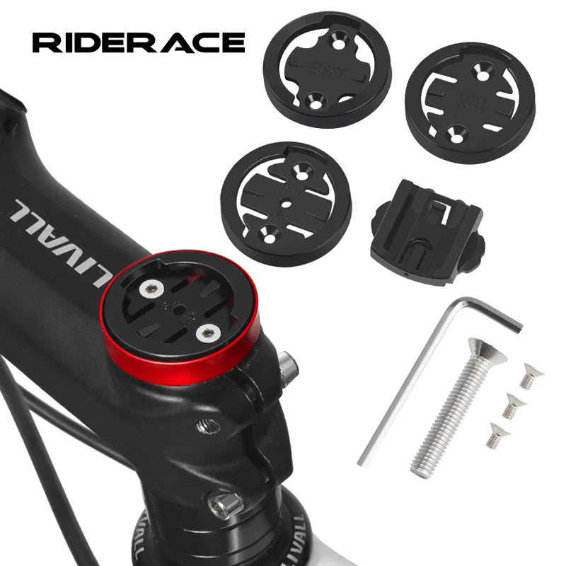 Bicycle Computer Holder For Garmin Edge Bryton Stopwatch Speedometer Mount Bracket Stem Top Cap MTB Road Bike Accessories