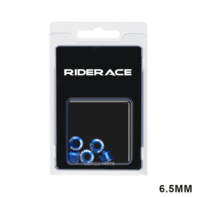 5Pcs Bicycle Chainwheel Screws Double/Single Chainring Bolts Dental Plate 6.5/8.5mm Disc Screws Road Crankset Bolt&Nut Set