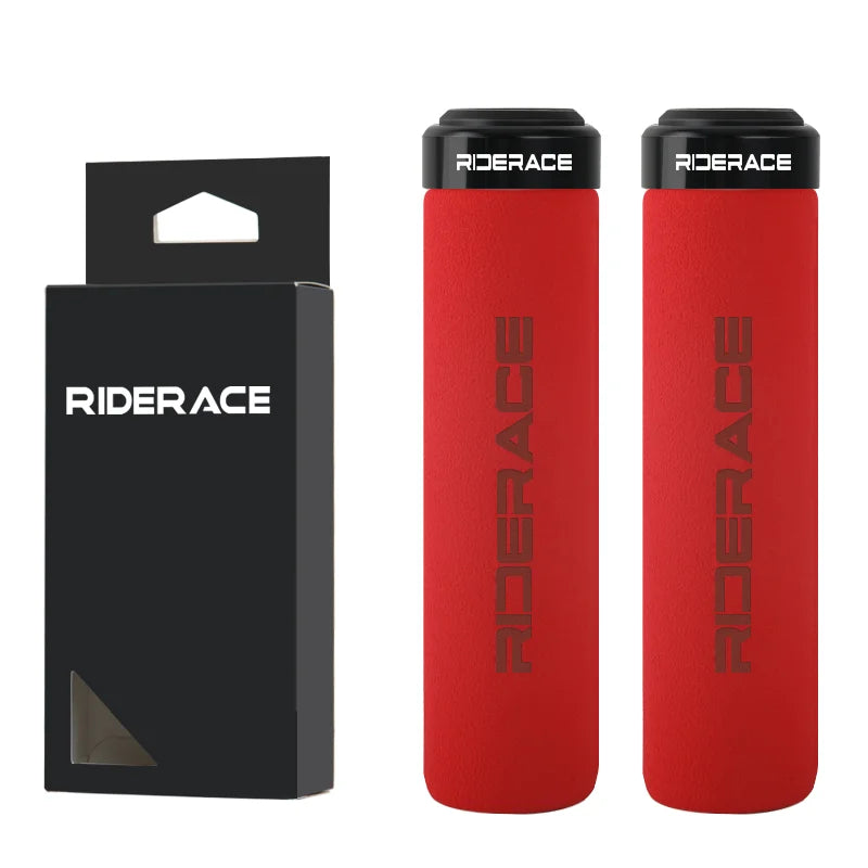 Ultraight Bicycle Grips With Dust Plug Soft Sponge Anti-Skid Shock Absorption Mountain Bike Handlebar Cover MTB Accessories