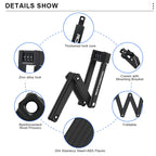 Bike Foldable Lock MTB Road High Security Anti-Theft Cycling Lock Portable For Scooter Electric E-Bike Bicycle Accessories