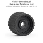 5 in 1 Bicycle Bottom Bracket Removal Install Tool Bike BB Wrench Fits 12/16 Notch OD 39mm 41mm 44mm 46mm 49mm Bearing Cup