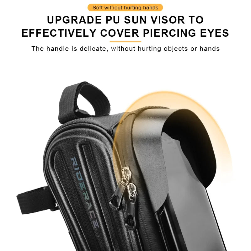 Bicycle Bag With Touch Screen Rainproof Mountain Road Bike Front Cell Phone Holder MTB Top Tube Frame Bags Cycling Accessories