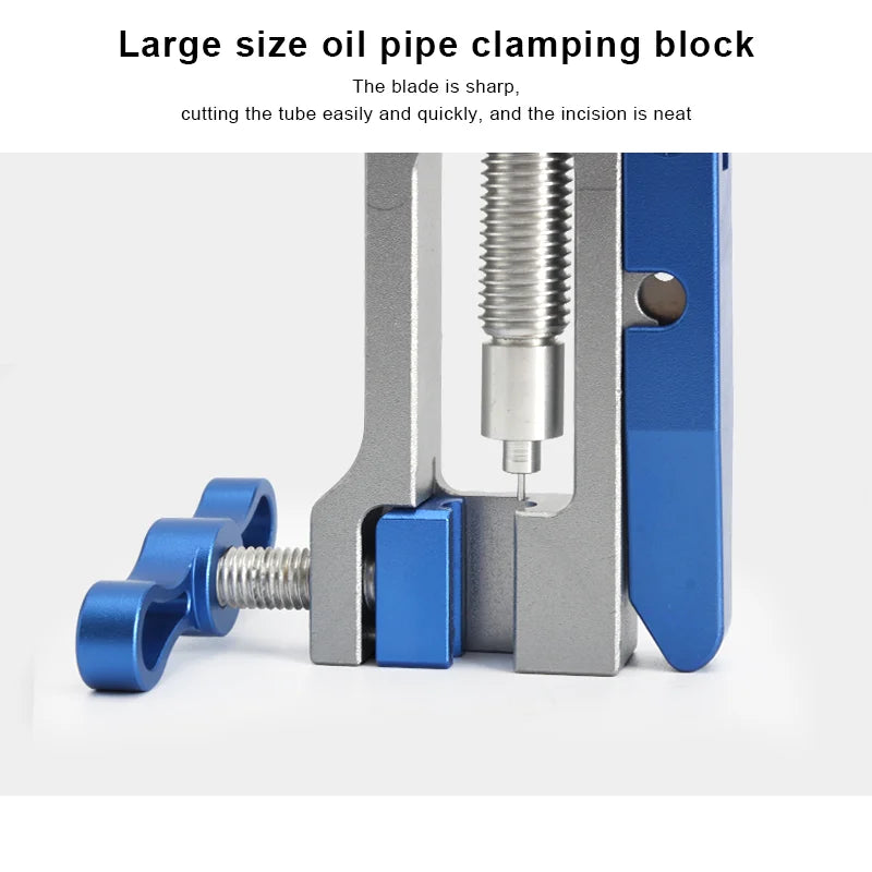 2 In 1 Bicycle Brake Hydraulic Hose Needle Driver Cutter Connector Insert Repair Tool For Bike Shimano Magura Formula BH90 BH59