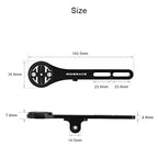 Bike Computer Holder Aluminum Alloy For Garmin GPS Gopro Sports Cam Flashlight Stand Bicycle Stopwatch Speedometer Mount Bracket